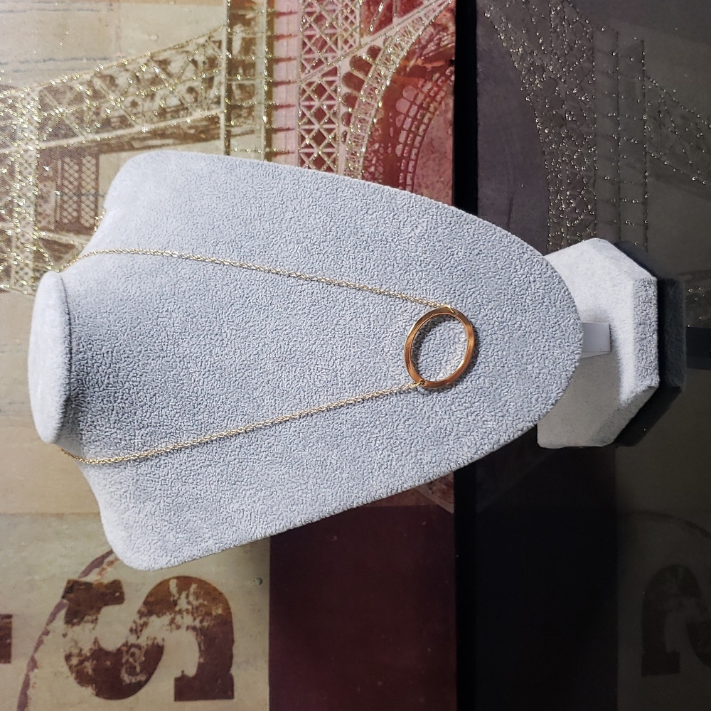 Letter O - Letter Pendant Fashion Necklace